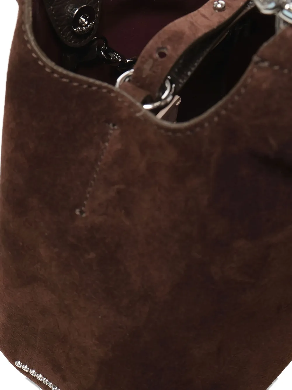 Coccinelle C-Easy suède leren schoudertas Bruin