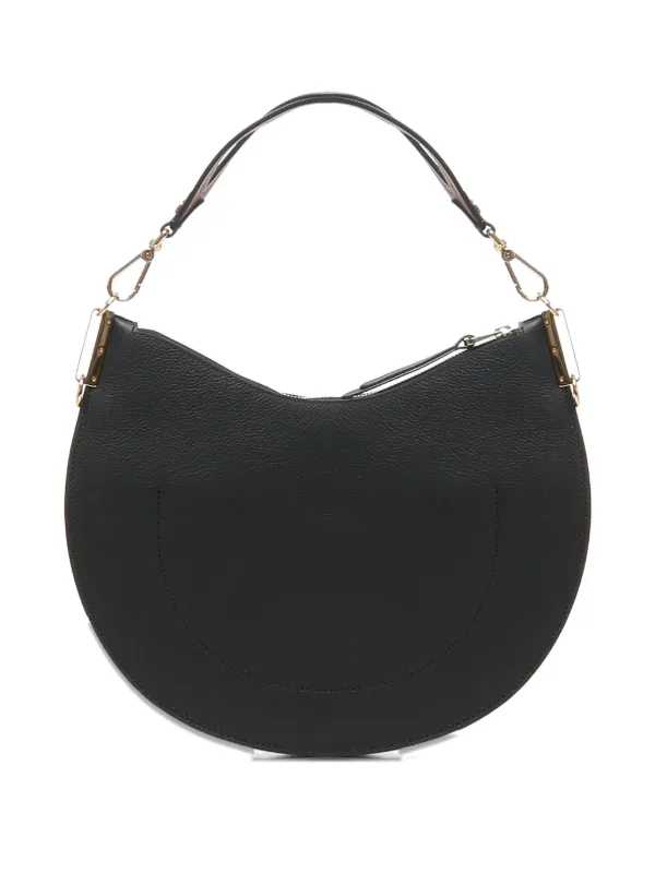Coccinelle Sunup half-moon top-handle Shoulder Bag | Black | FARFETCH