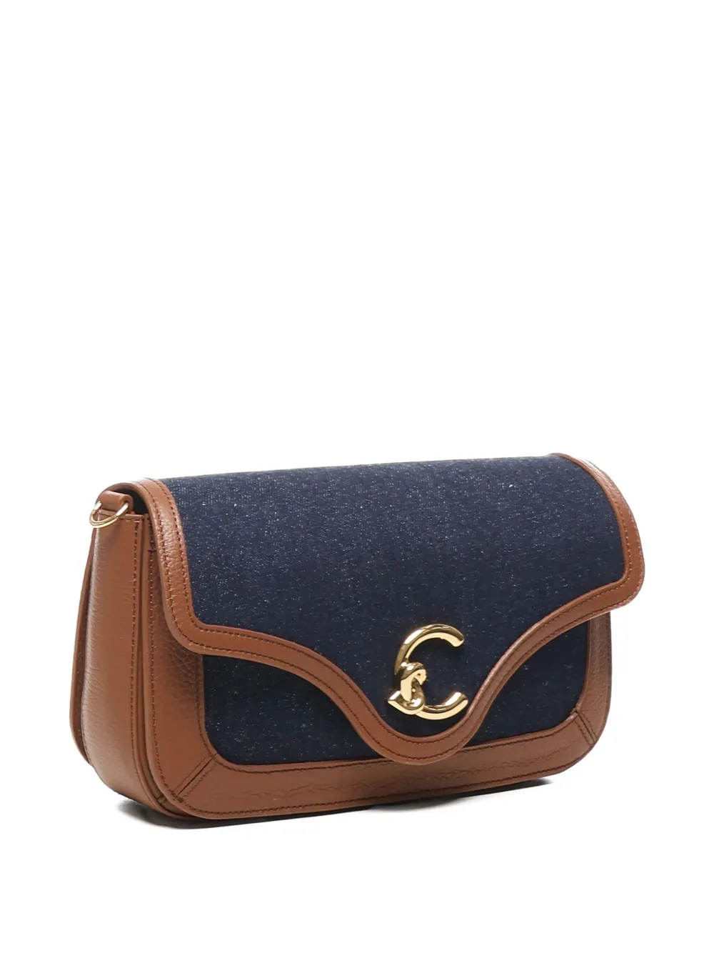Coccinelle Medium C-Me denim schoudertas Blauw