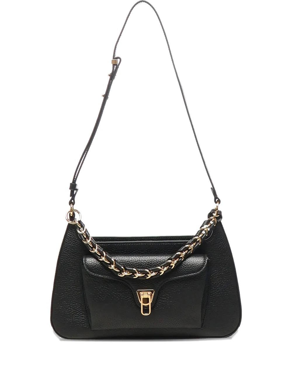 Coccinelle Beat schoudertas met ketting Zwart