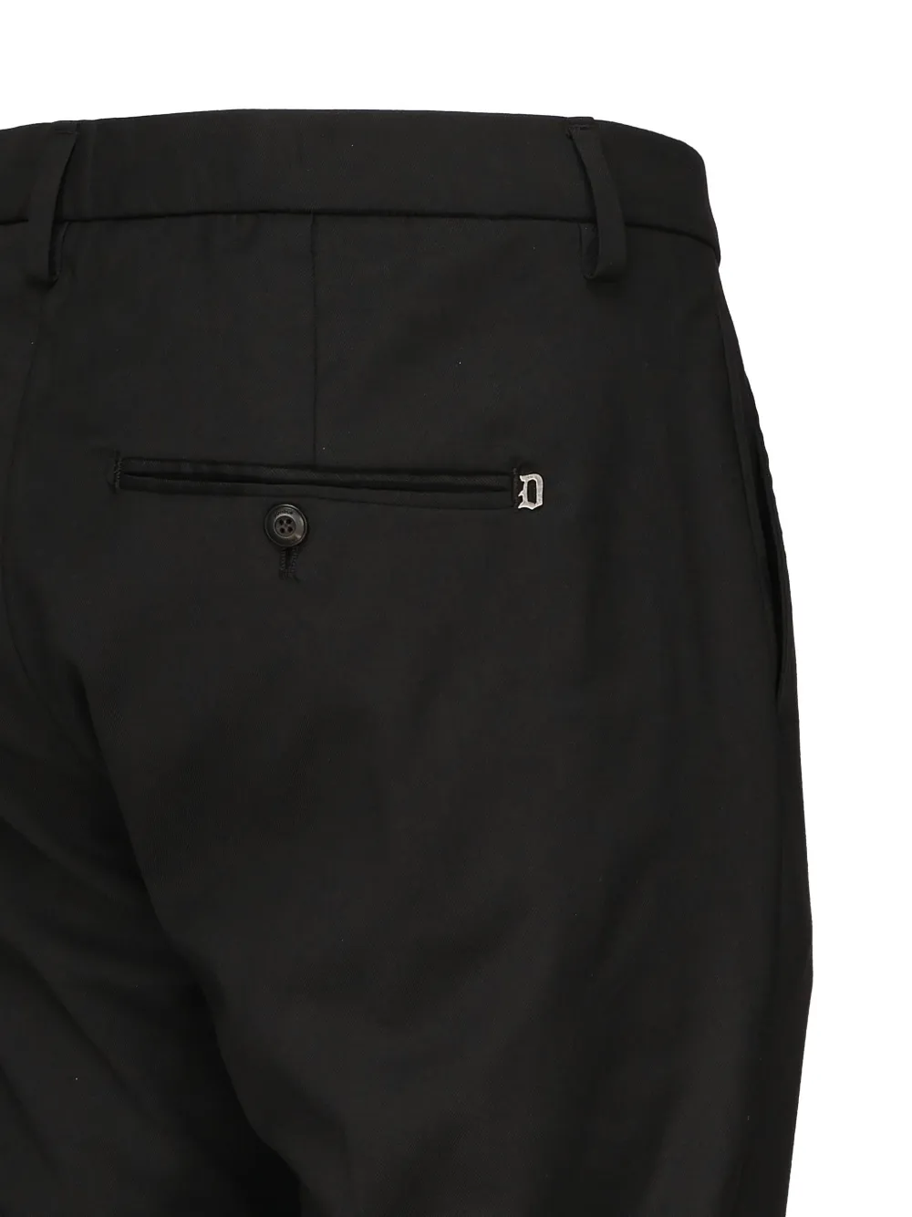 DONDUP Broek met toelopende pijpen Zwart
