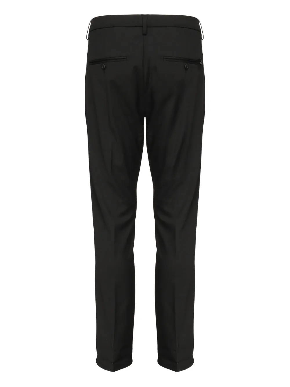 DONDUP Broek met toelopende pijpen - Zwart