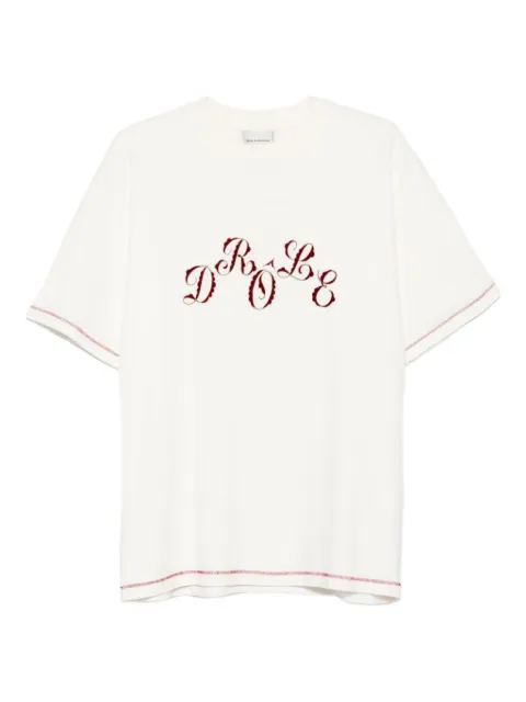 Drôle De Monsieur T-shirt con ricamo