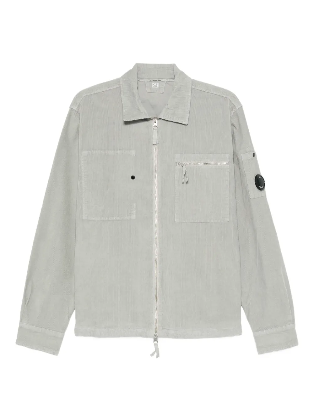 C.P. Company zip-fastening patch-pockets shirt | Green | Image 1