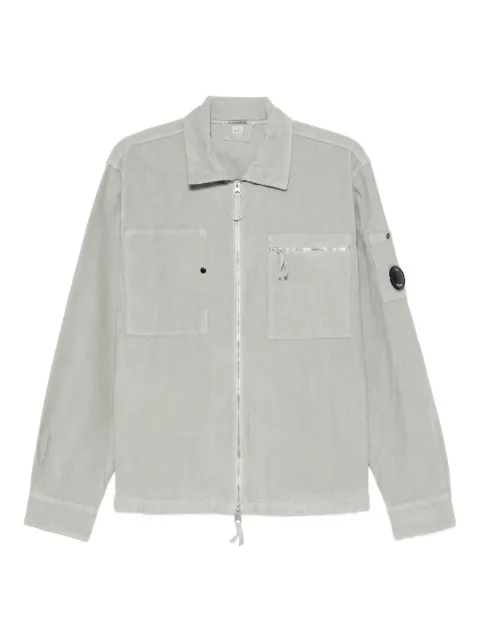 C.P. Company zip-fastening patch-pockets shirt