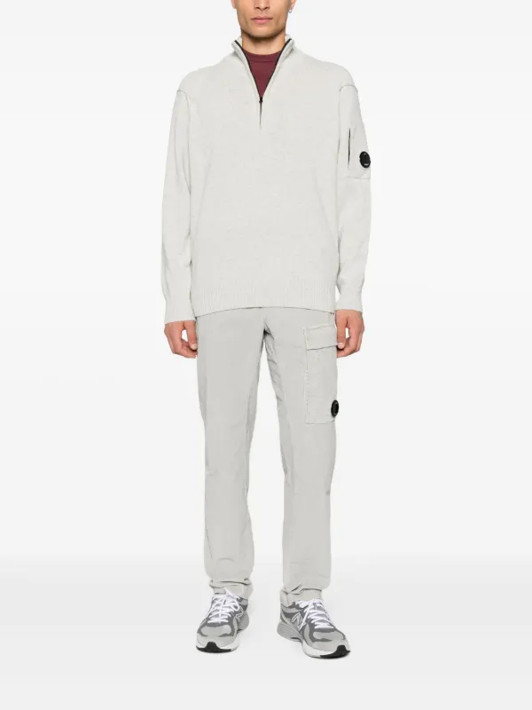 C.P. Company レンズディテール セーター | グレー | FARFETCH JP