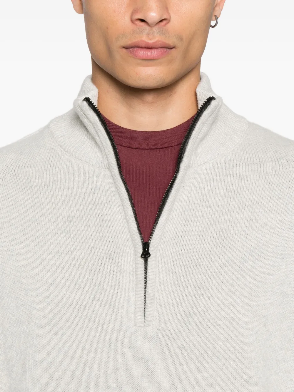 C.P. Company Trui met Lens-detail Grijs