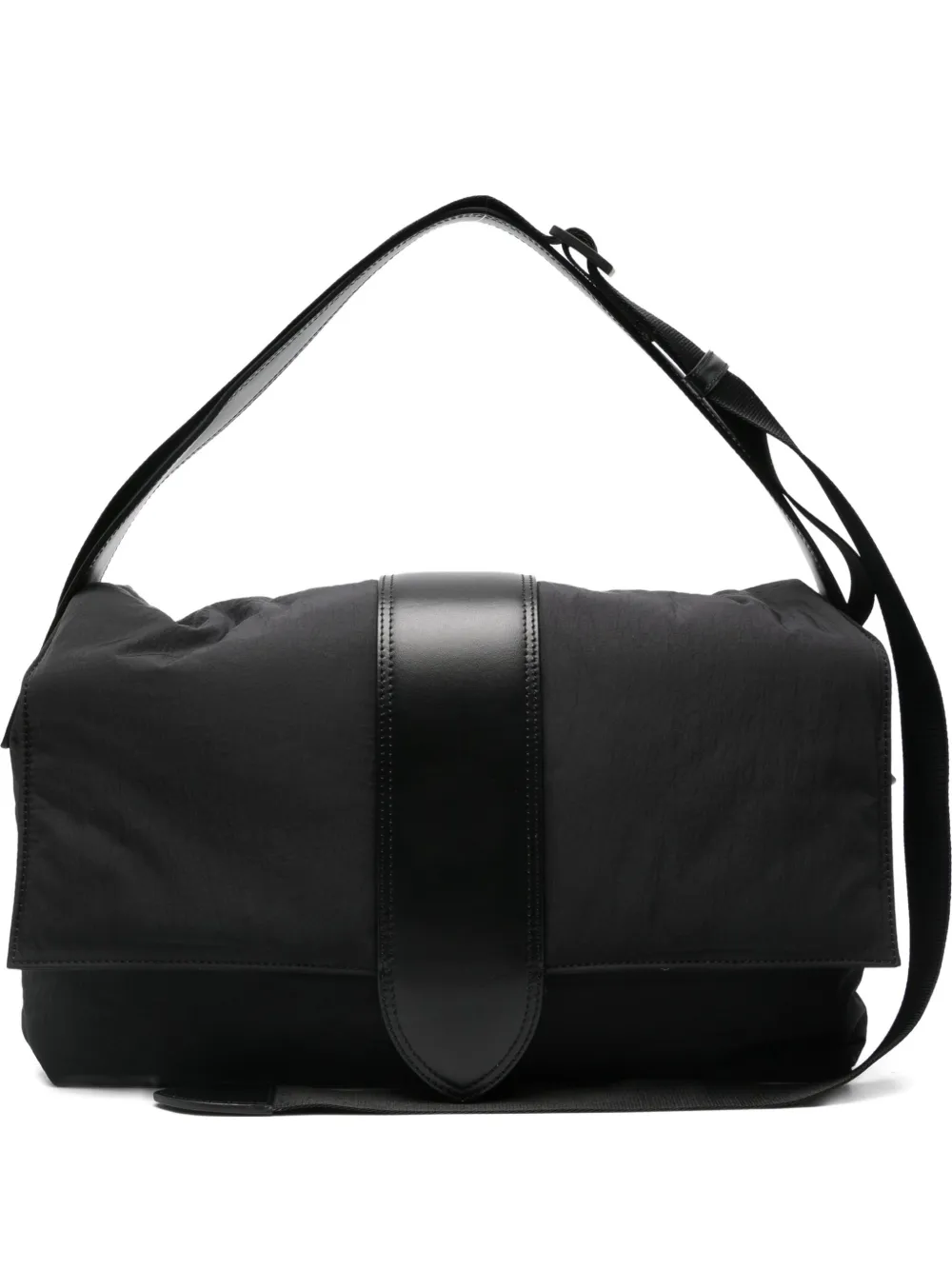 Jacquemus leather-trimmed tote bag Zwart