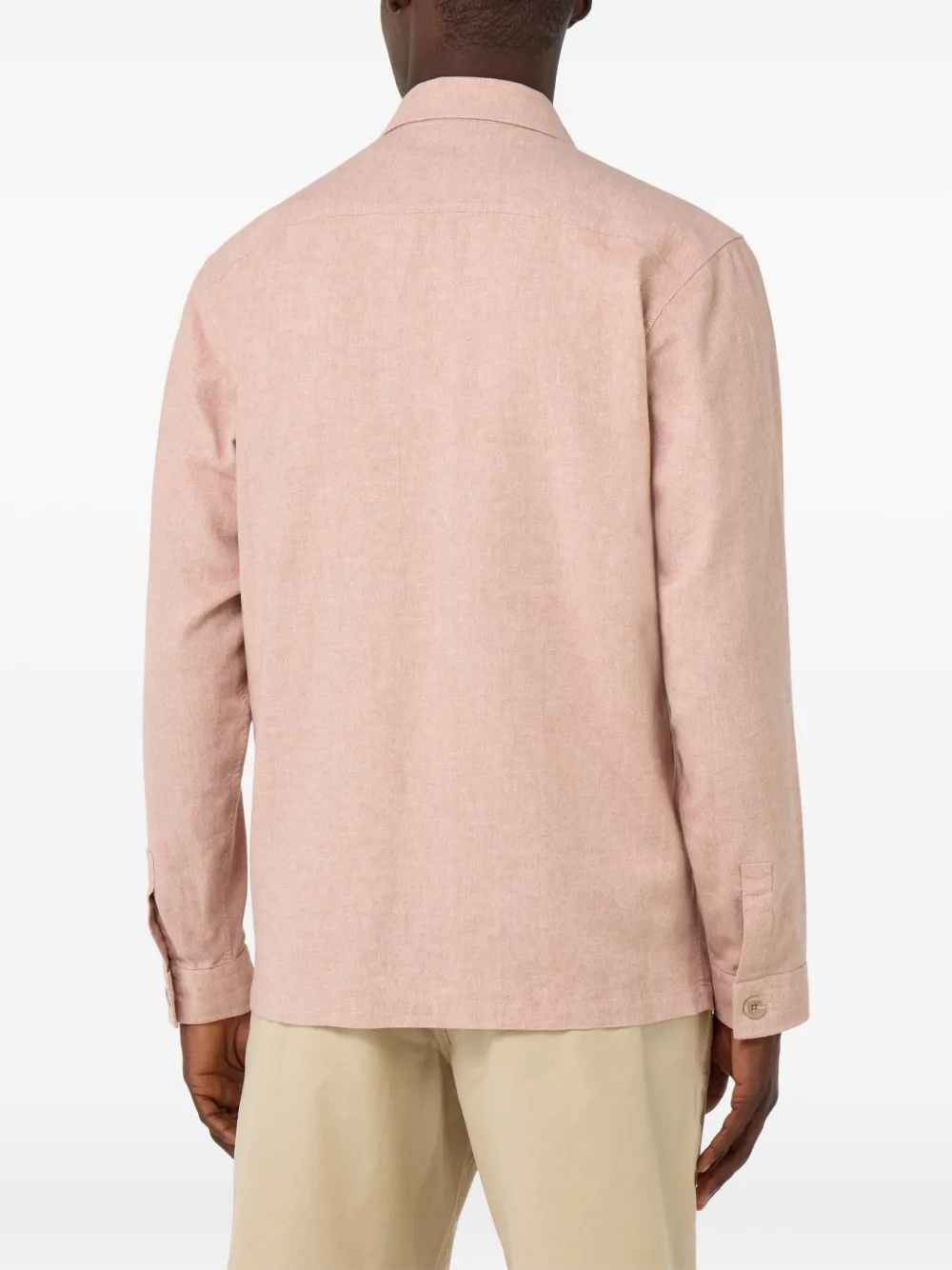 Boggi Milano Link shirtjack met borstzakken Roze
