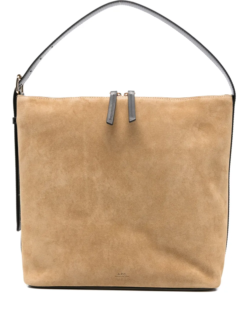 zip-top shoulder bag