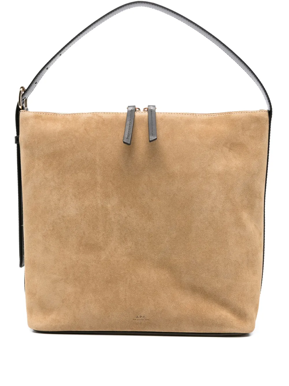 A.P.C. zip-top shoulder bag - ニュートラル A.P.C. zip-top shoulder bag - ニュートラル