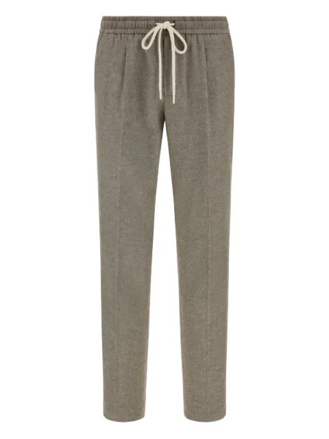 Boggi Milano City drawstring pleated trousers