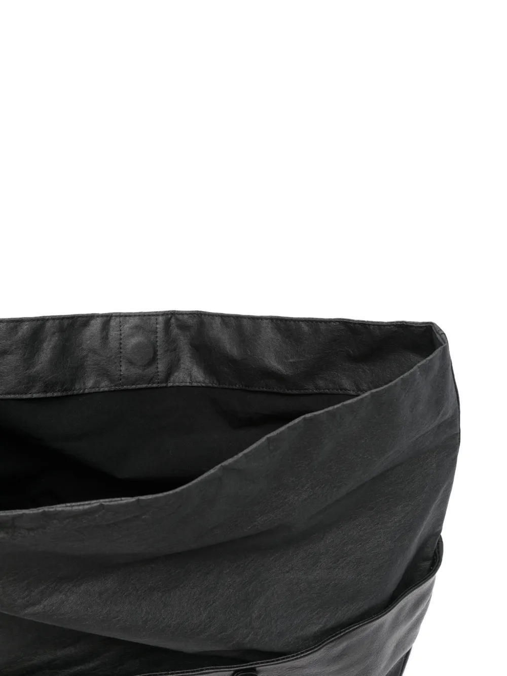Cornelian Taurus By Daisuke Iwanaga X Ogata Paris Medium Leather Tote Bag In Black