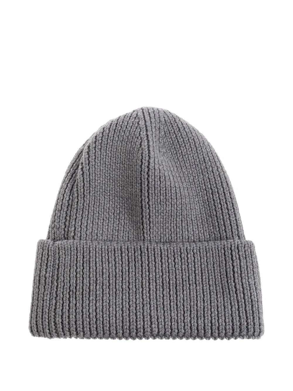 Moschino barcode-patch beanie hat Grijs