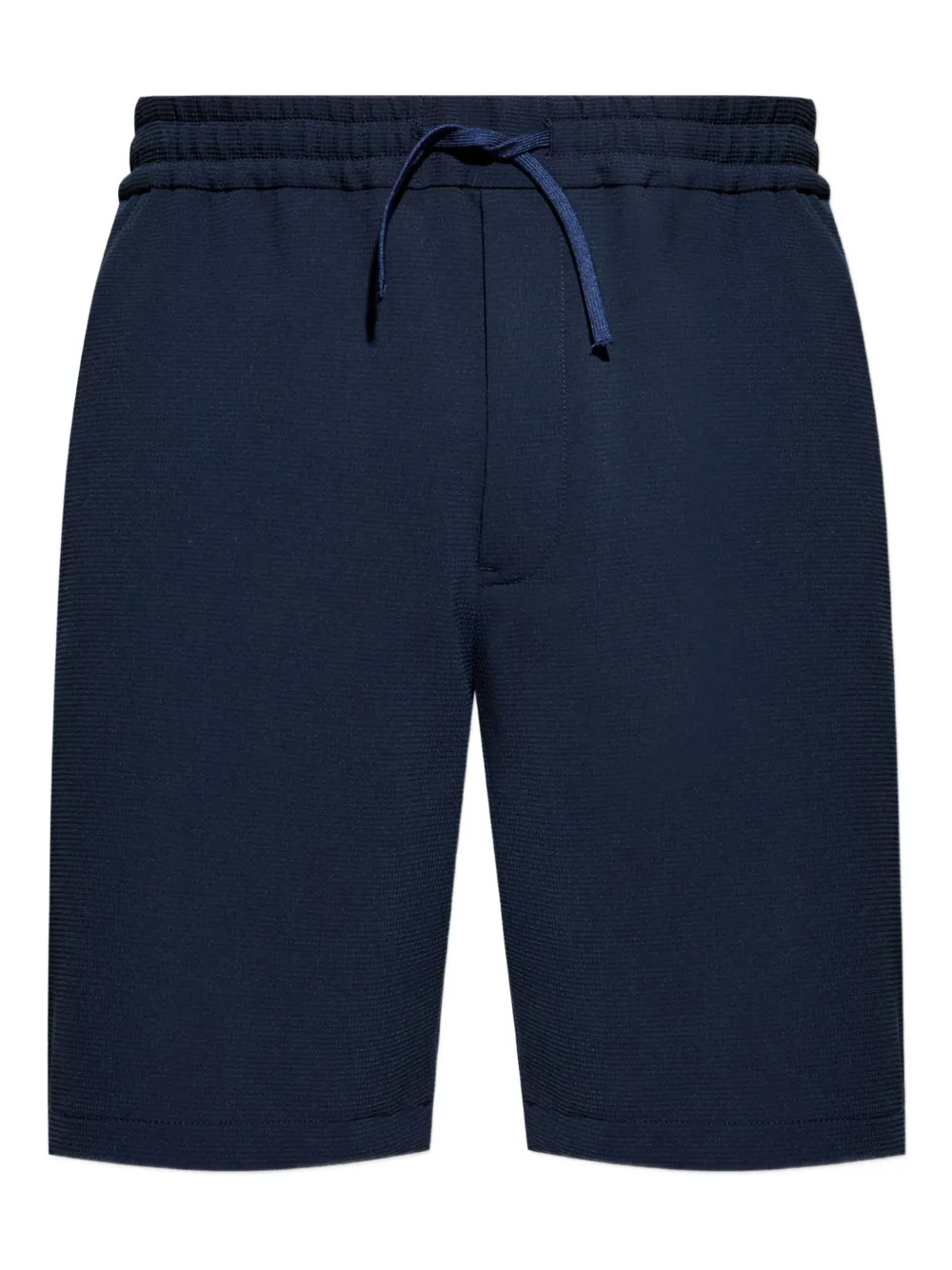 Emporio Armani elasticated-waistband shorts Blauw