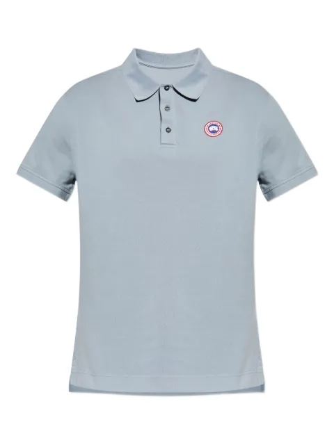 Canada Goose Camisa polo com patch de logo