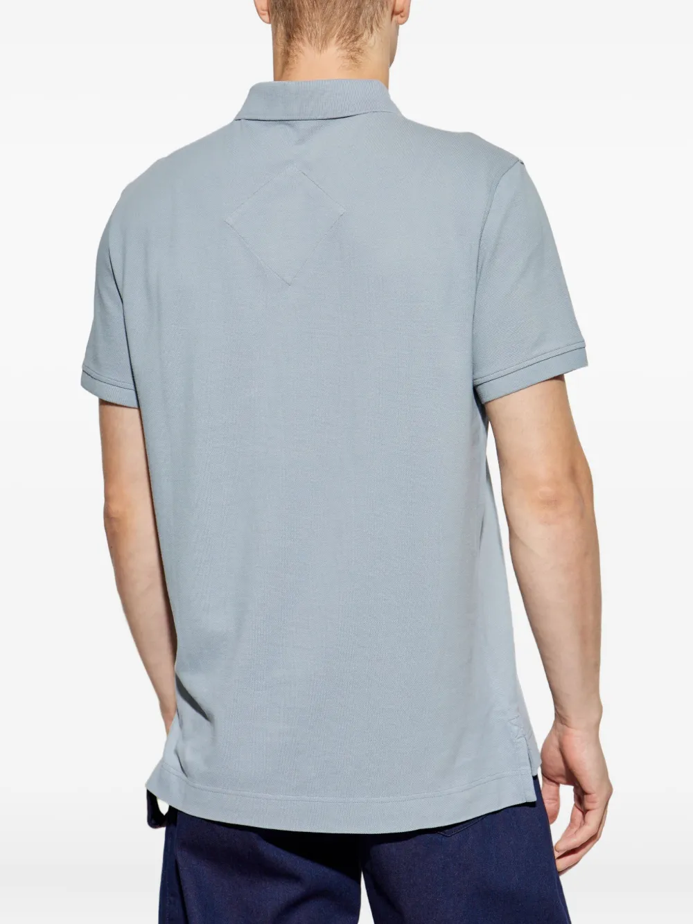 Canada Goose logo-patch polo shirt Blauw