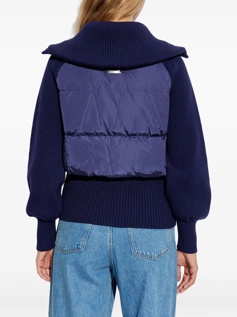 Canada Goose Astoria quilted wool-knit jacket Blauw