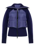 Canada Goose Astoria quilted wool-knit jacket - Blue