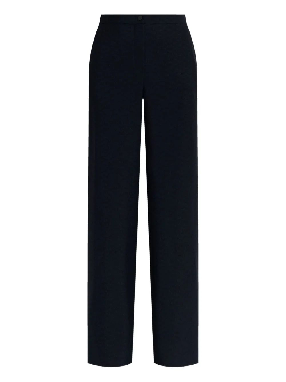 Emporio Armani textured trousers Blauw