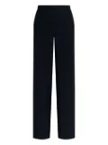 Emporio Armani textured trousers - Blue