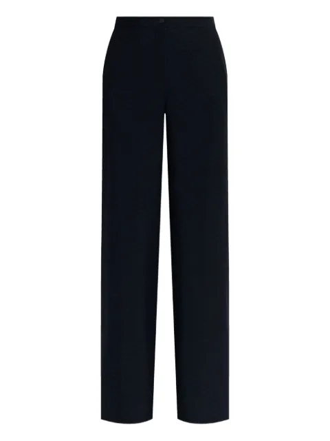 Emporio Armani textured trousers