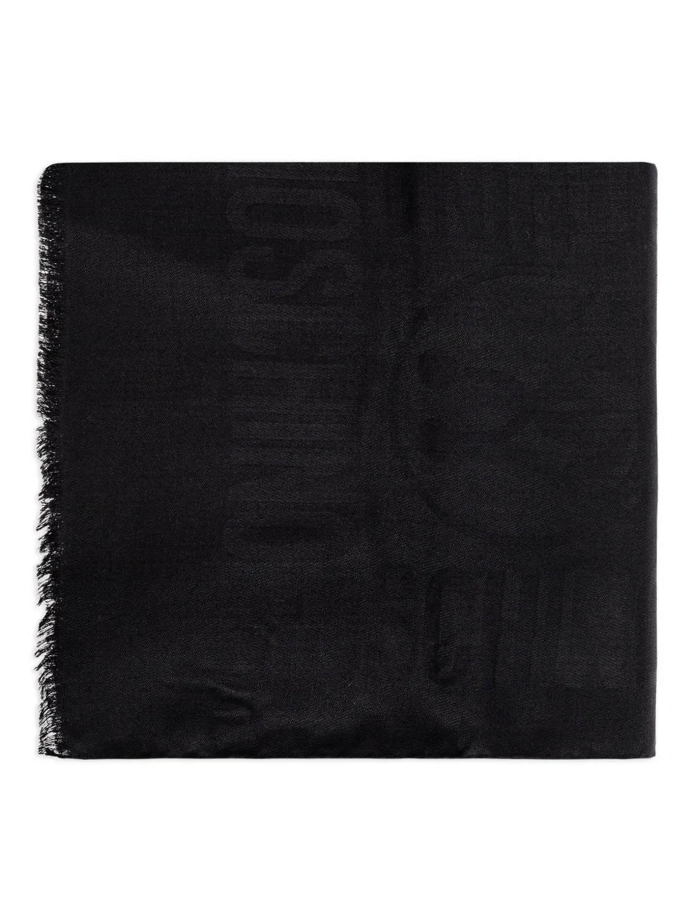 Moschino Sjaal met logo-jacquard Zwart