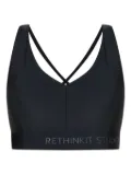 RETHINKIT STUDIOS cross-back tank top - Black