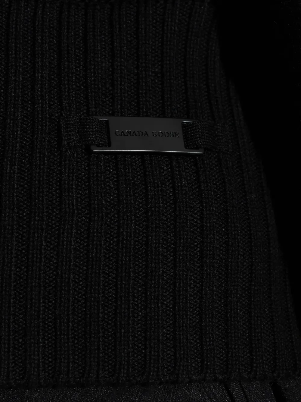 Canada Goose ribbed-hem sweater Zwart