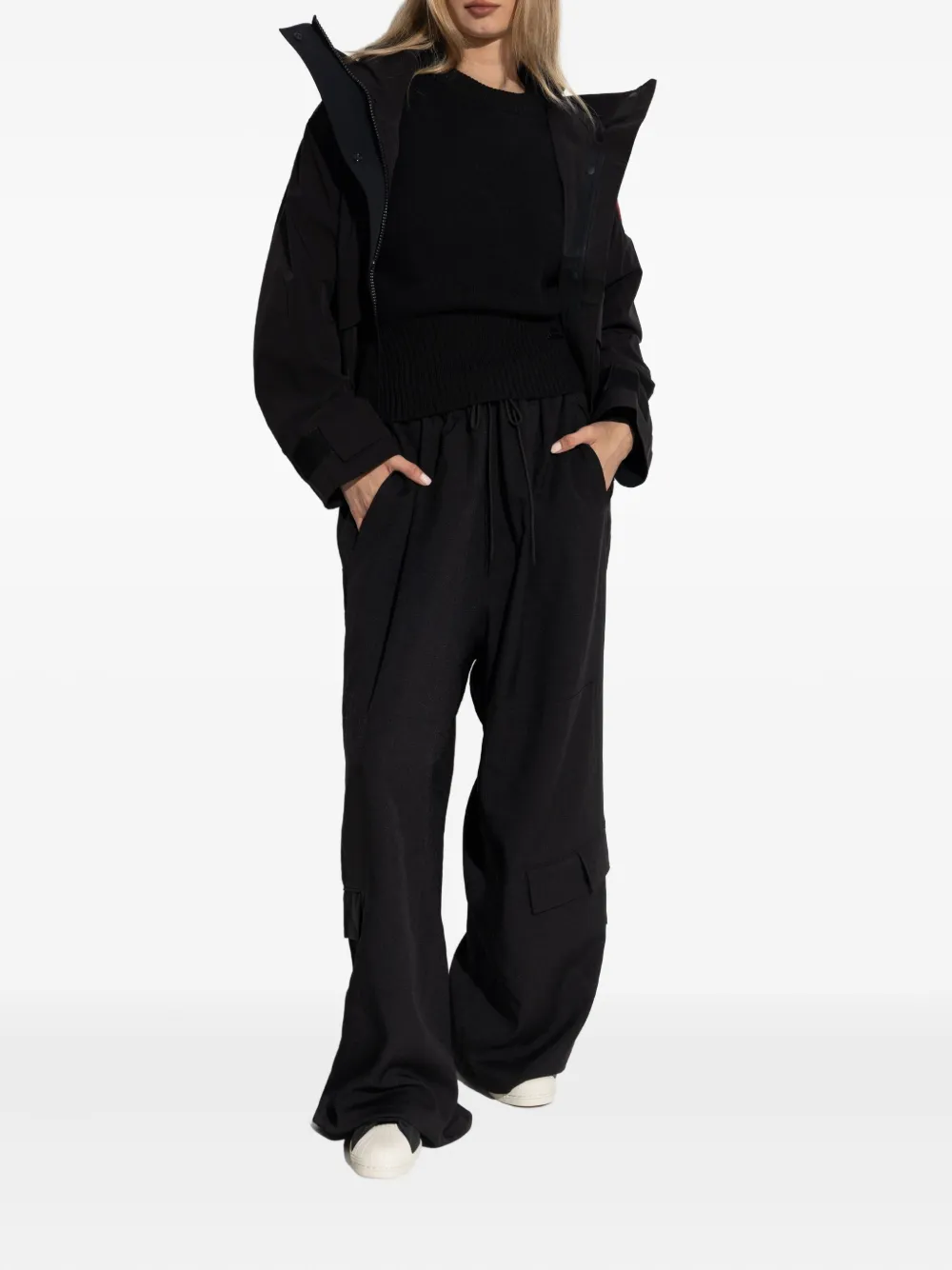 Canada Goose ribbed-hem sweater Zwart