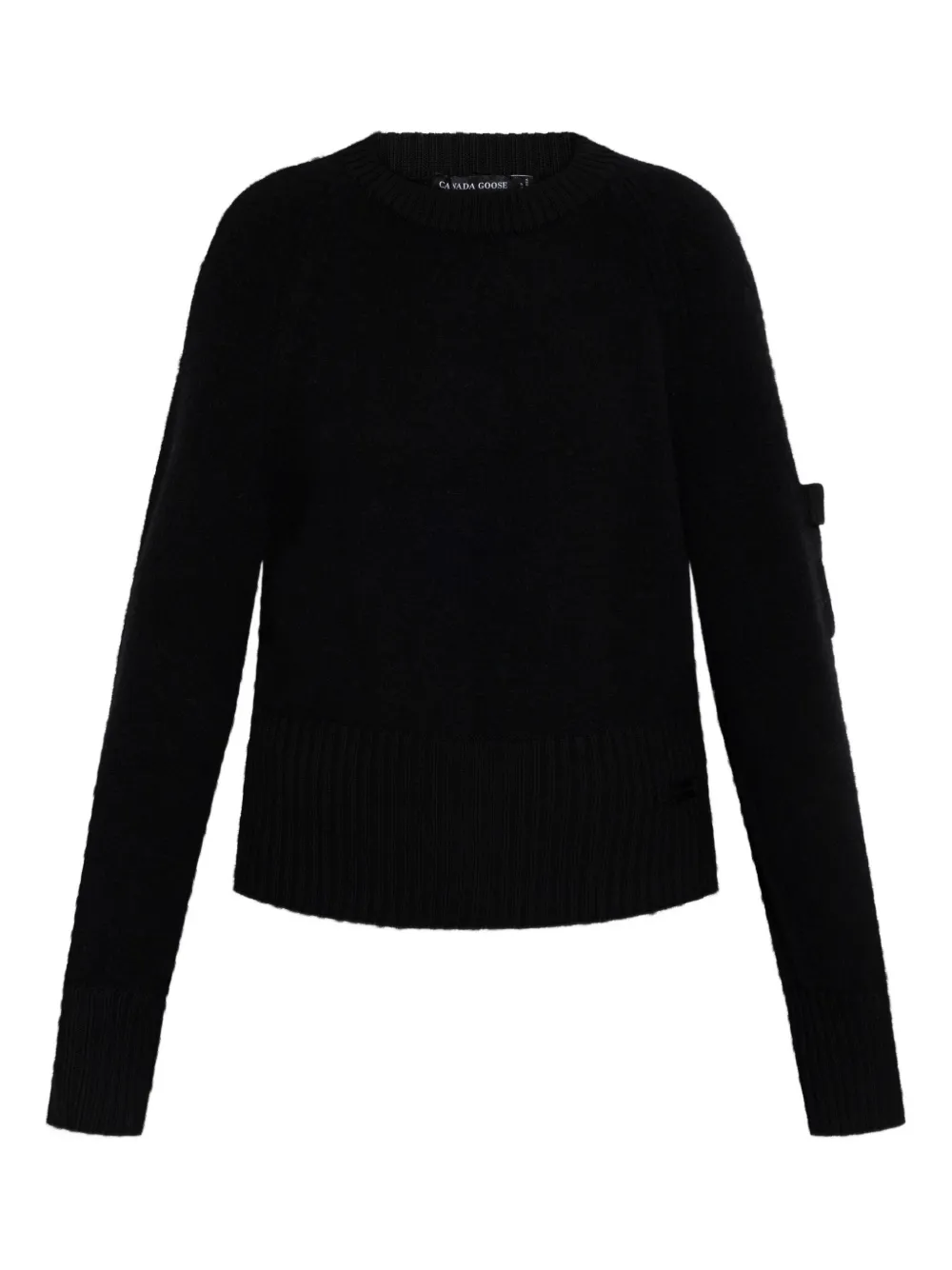 Canada Goose ribbed-hem sweater Zwart