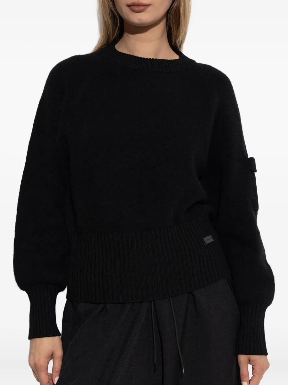 Canada Goose ribbed-hem sweater Zwart