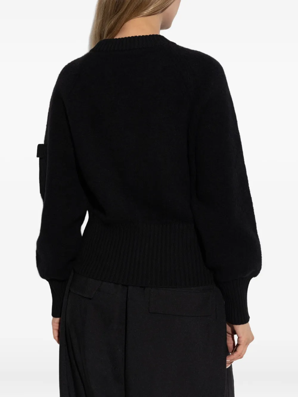 Canada Goose ribbed-hem sweater Zwart