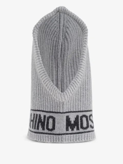 Moschino logo-band balaclava