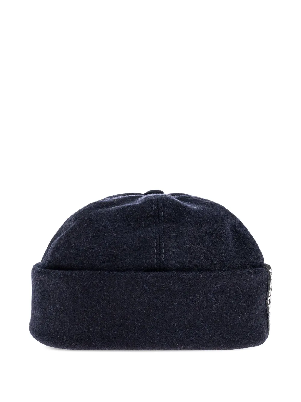 Moschino logo-tag adjustable beanie Blauw