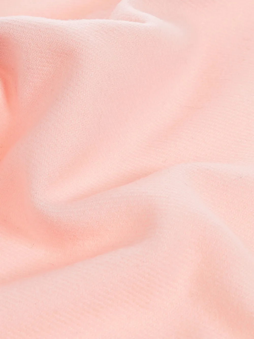 Moschino embroidered-logo fringed scarf Roze