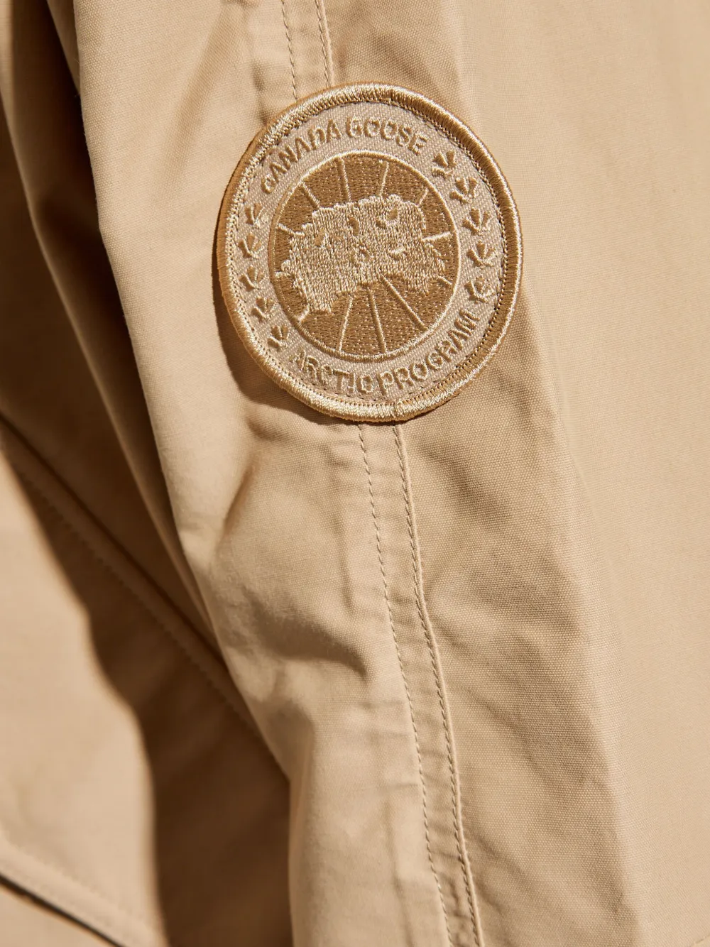 Canada Goose Harrison hooded parka Beige