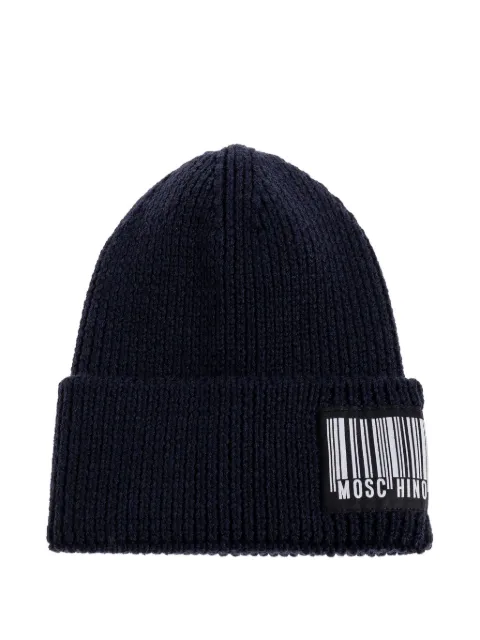 Moschino barcode-detail beanie