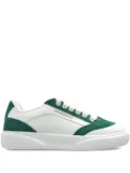 Casablanca suede leather panelled sneakers - White
