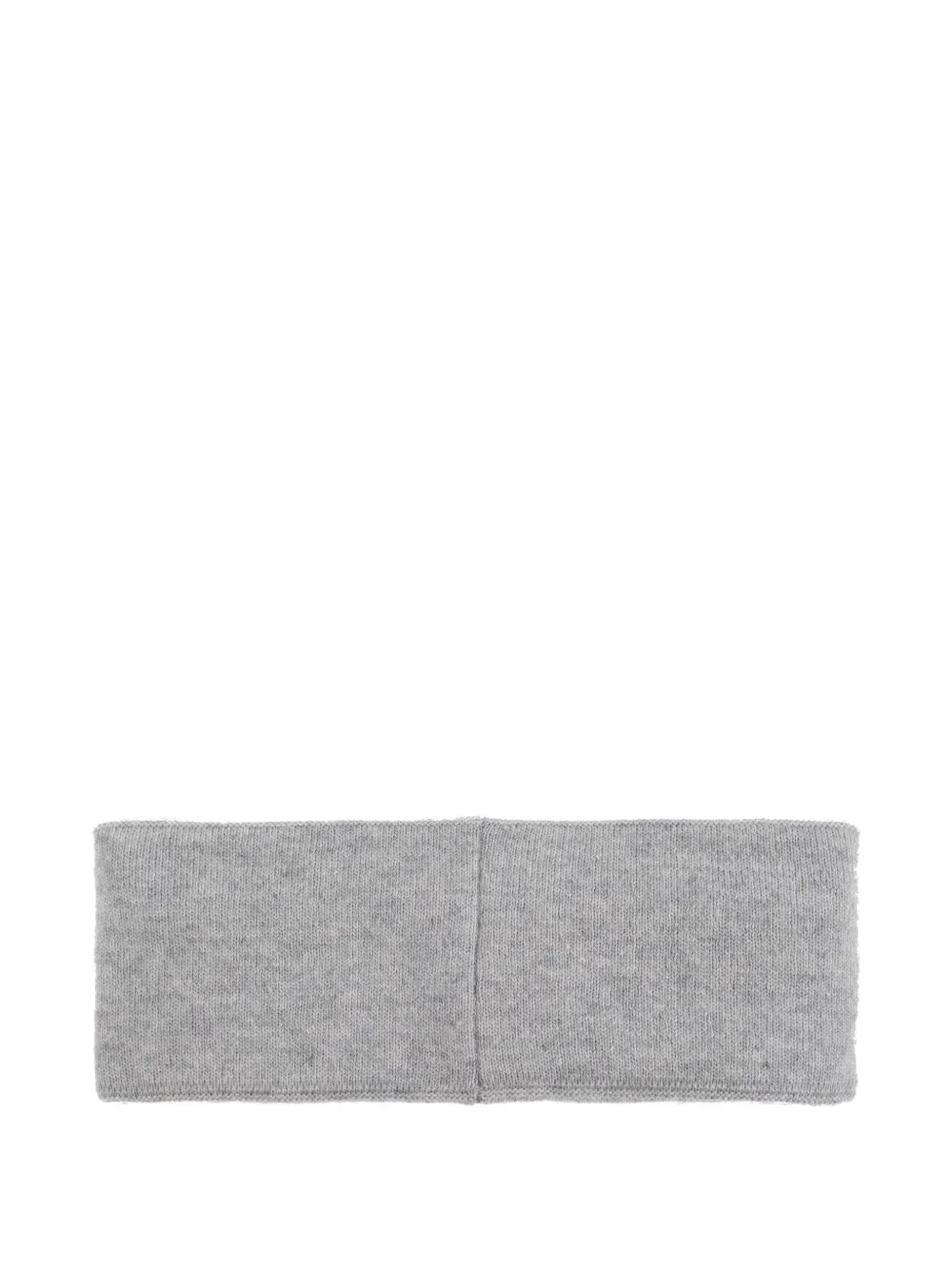 Moschino Logo-intarsia Headband In Gray