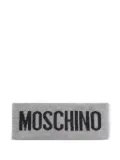 Moschino logo-intarsia headband - Grey