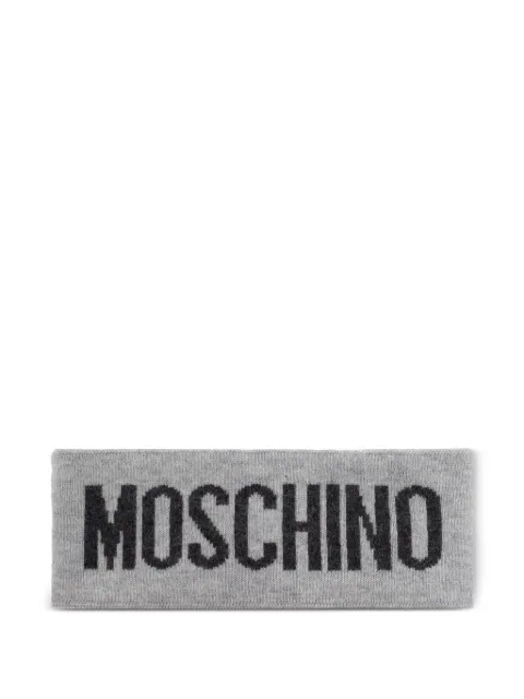 Moschino logo-intarsia headband