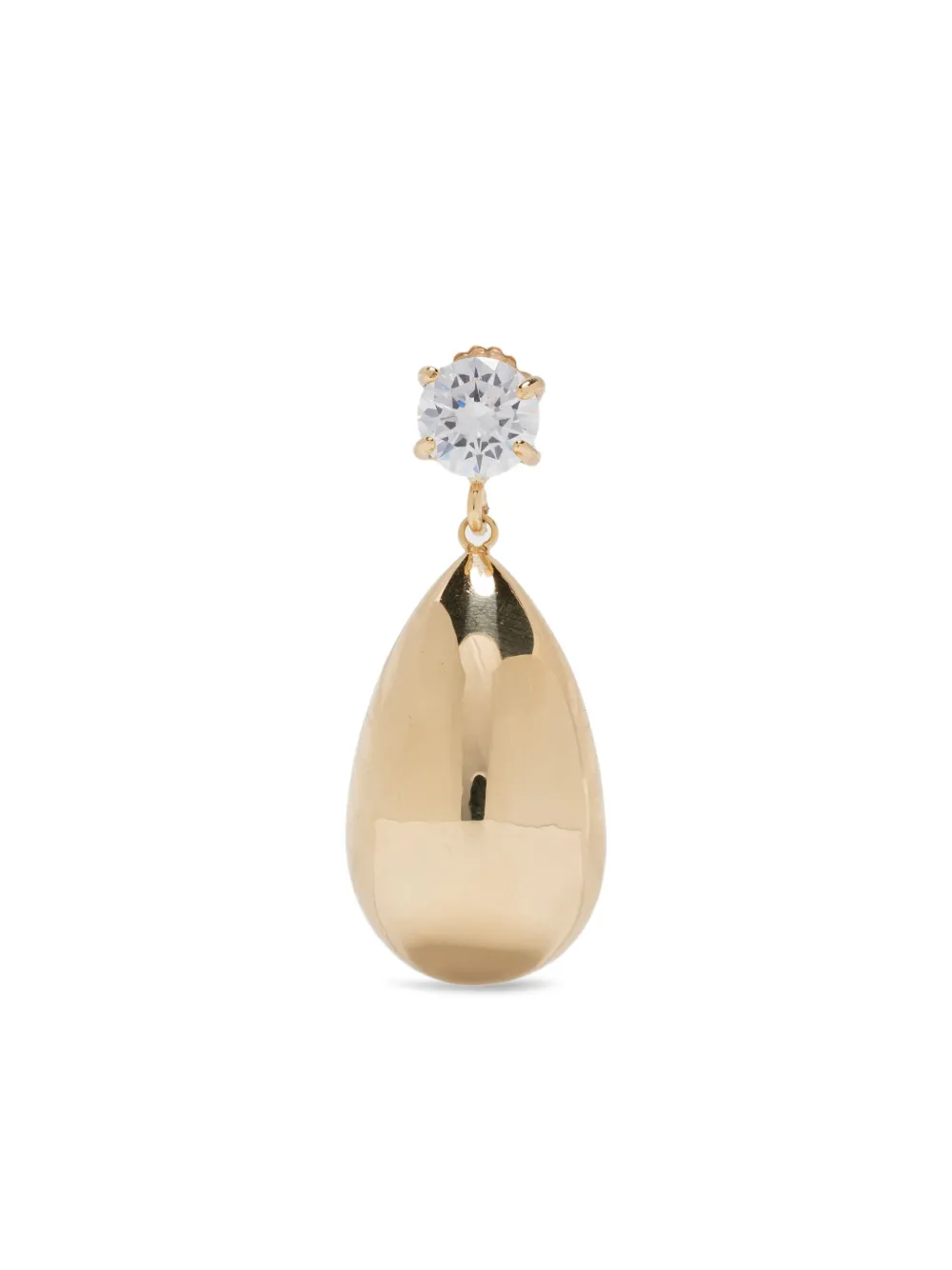 Magda Butrym teardrop-shaped crystal earrings - Oro