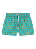 Sundek x Pelo Foundation dog-print swim shorts - Green