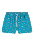 Sundek x Pelo Foundation dog-print swim shorts - Blue