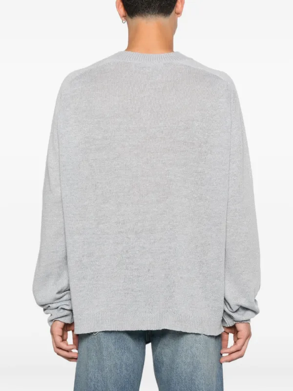 OUR LEGACY Vネックセーター OUR LEGACY: Blue Rue V-Neck Sweater | SSENSE