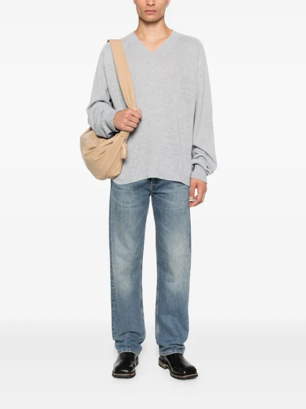 OUR LEGACY Vネックセーター OUR LEGACY: Blue Rue V-Neck Sweater | SSENSE