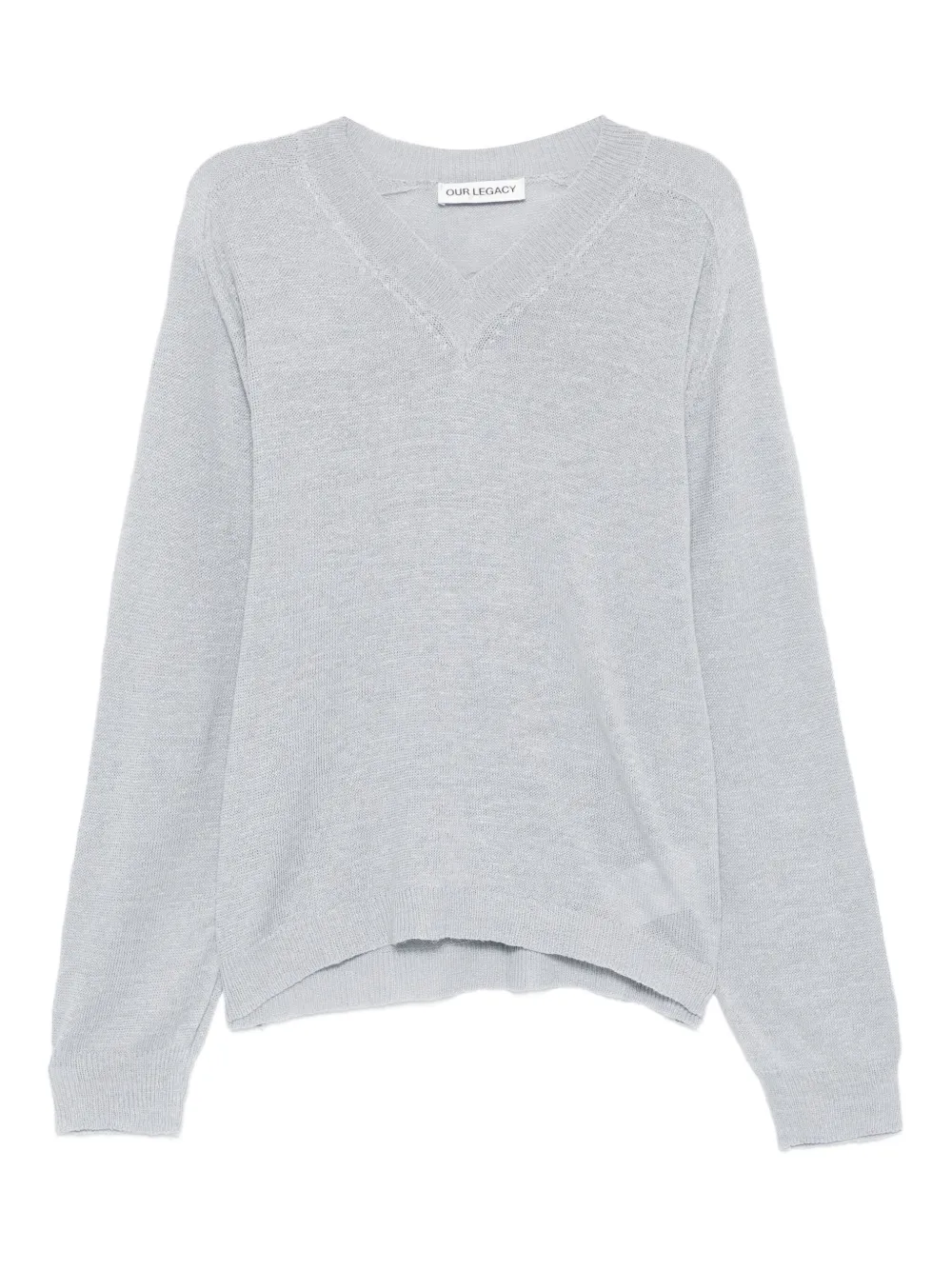 OUR LEGACY V-neck long-sleeved sweater | Blue | Image 1