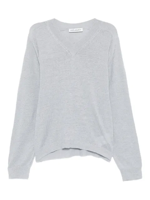 OUR LEGACY V-neck long-sleeved sweater