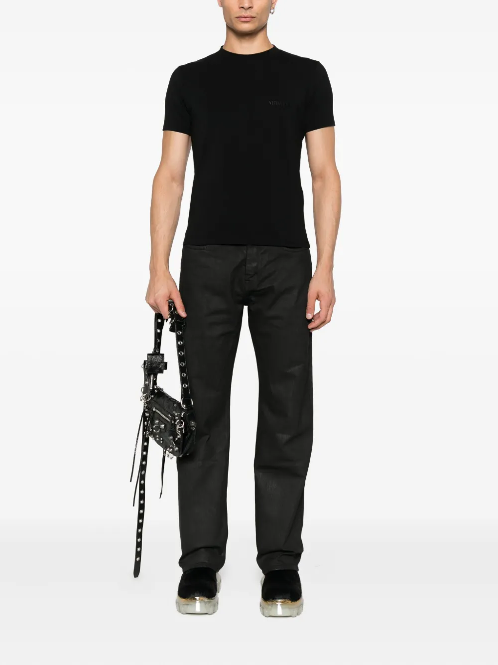 VETEMENTS T-shirt met ronde hals - Zwart